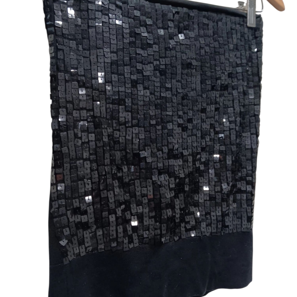 Sequin Black Tube Top